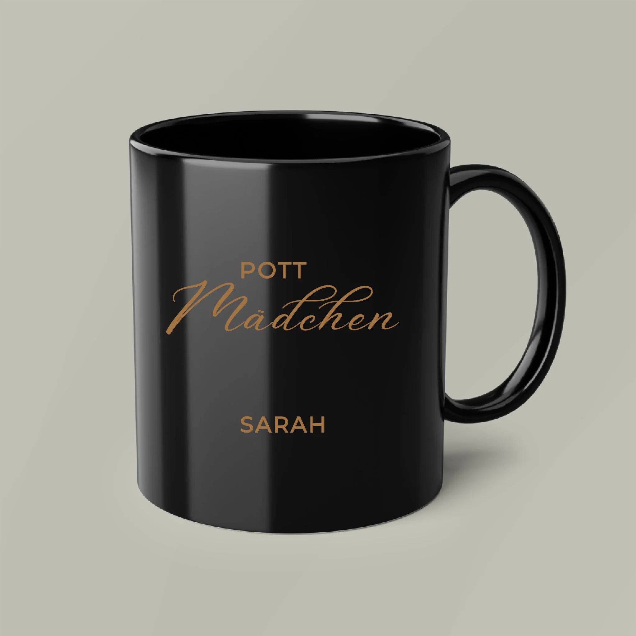 Pott Mädchen - Personalisierbare Kaffeetasse