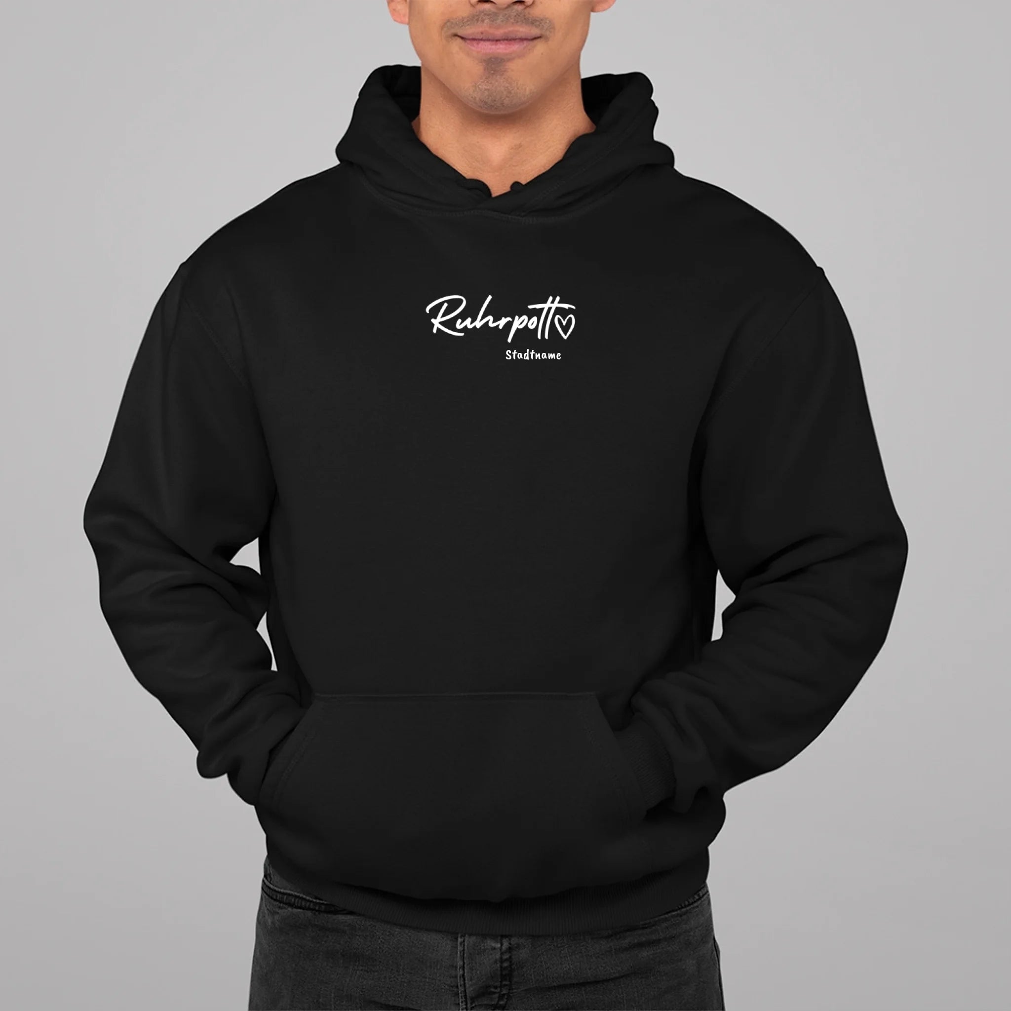 Mockup Man Hoodie black-klein3